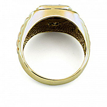 14ct gold Cubic Zirconia Ring size U